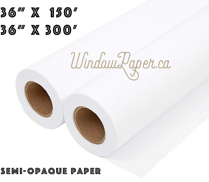 branded window paper rolls